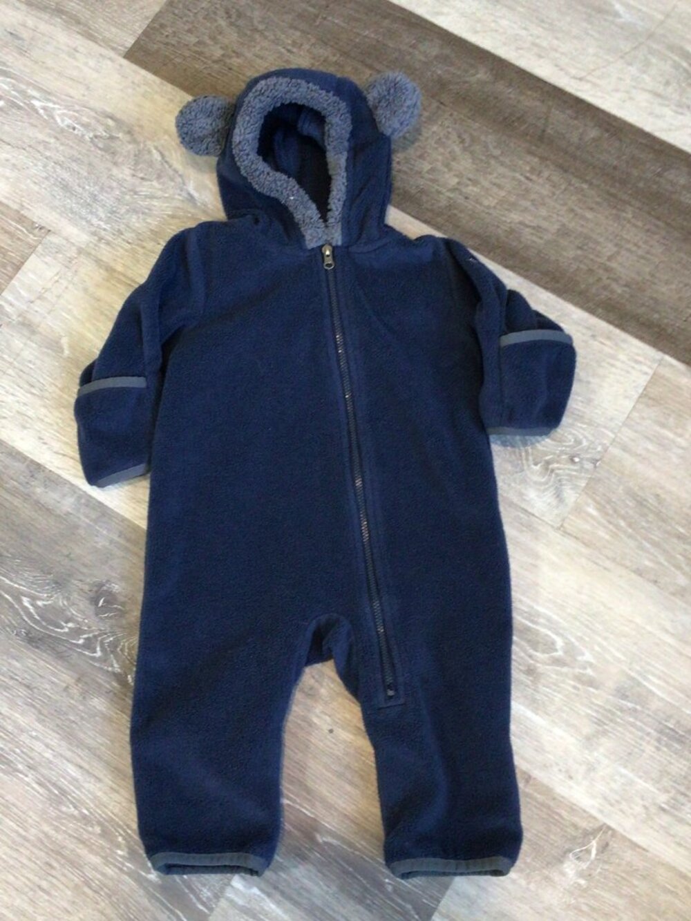Columbia Sportswear Infant Zip Up Fleece Warm Winter Hooded Onesie